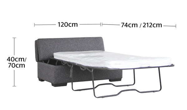 Jessie Sofa Bed Ottoman Dimensions