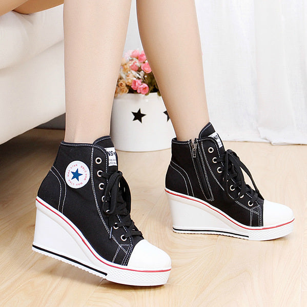 high top wedge shoes