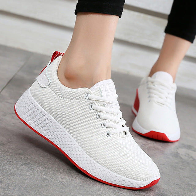 female white shoes