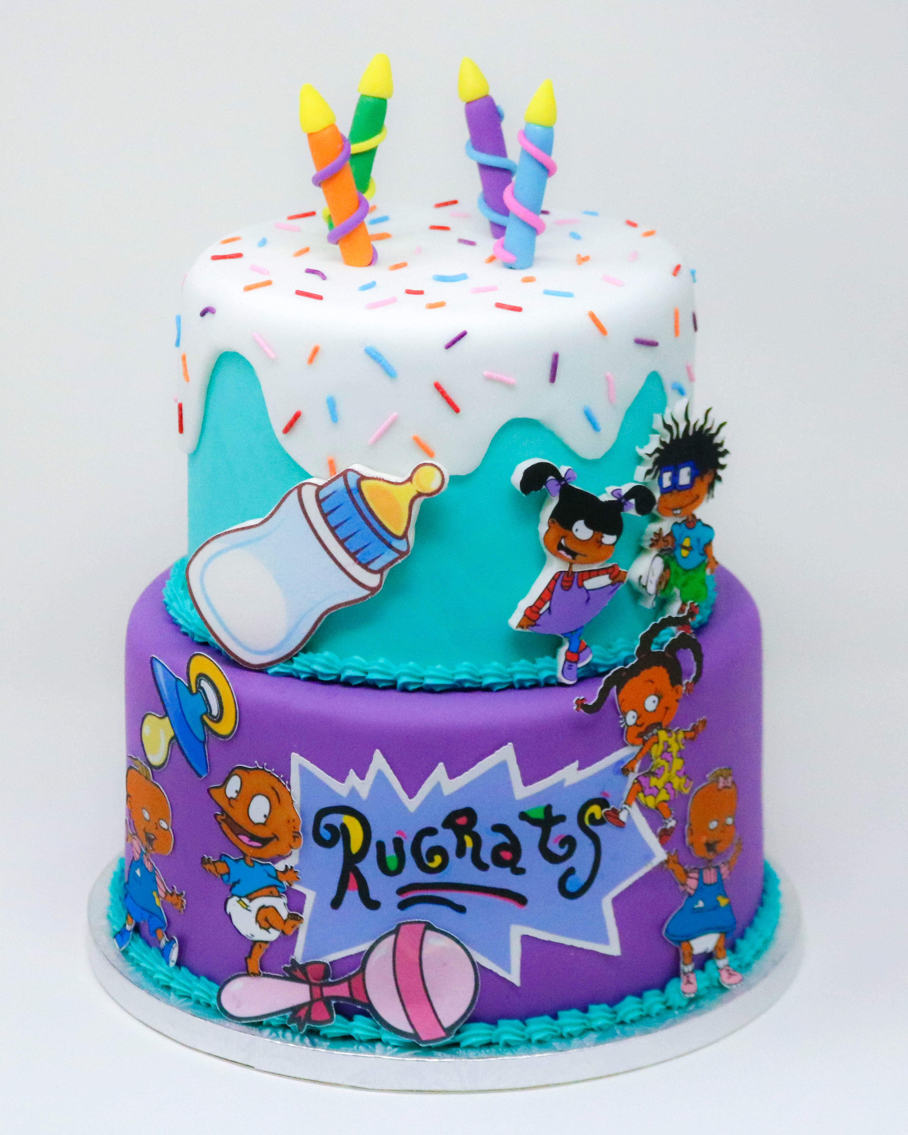 African American Rugrats 2 Tier Cake – Da Cakes Houston