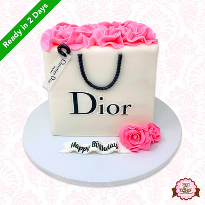 Designer Cake with Bag and Shoe 6 (8-12 Servings)