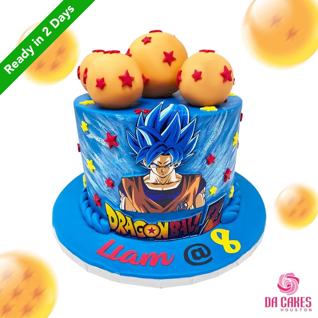 Dragon Ball Cake Fondant – Da Cakes Houston