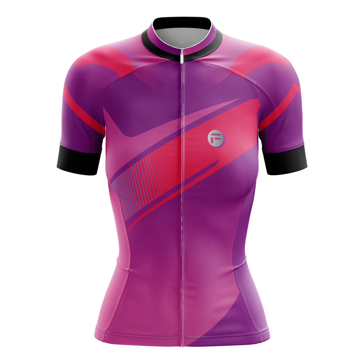 Women's Yeti Cycles Vista Short-Sleeve Jersey 2023 - Medium in Purple | Polyester