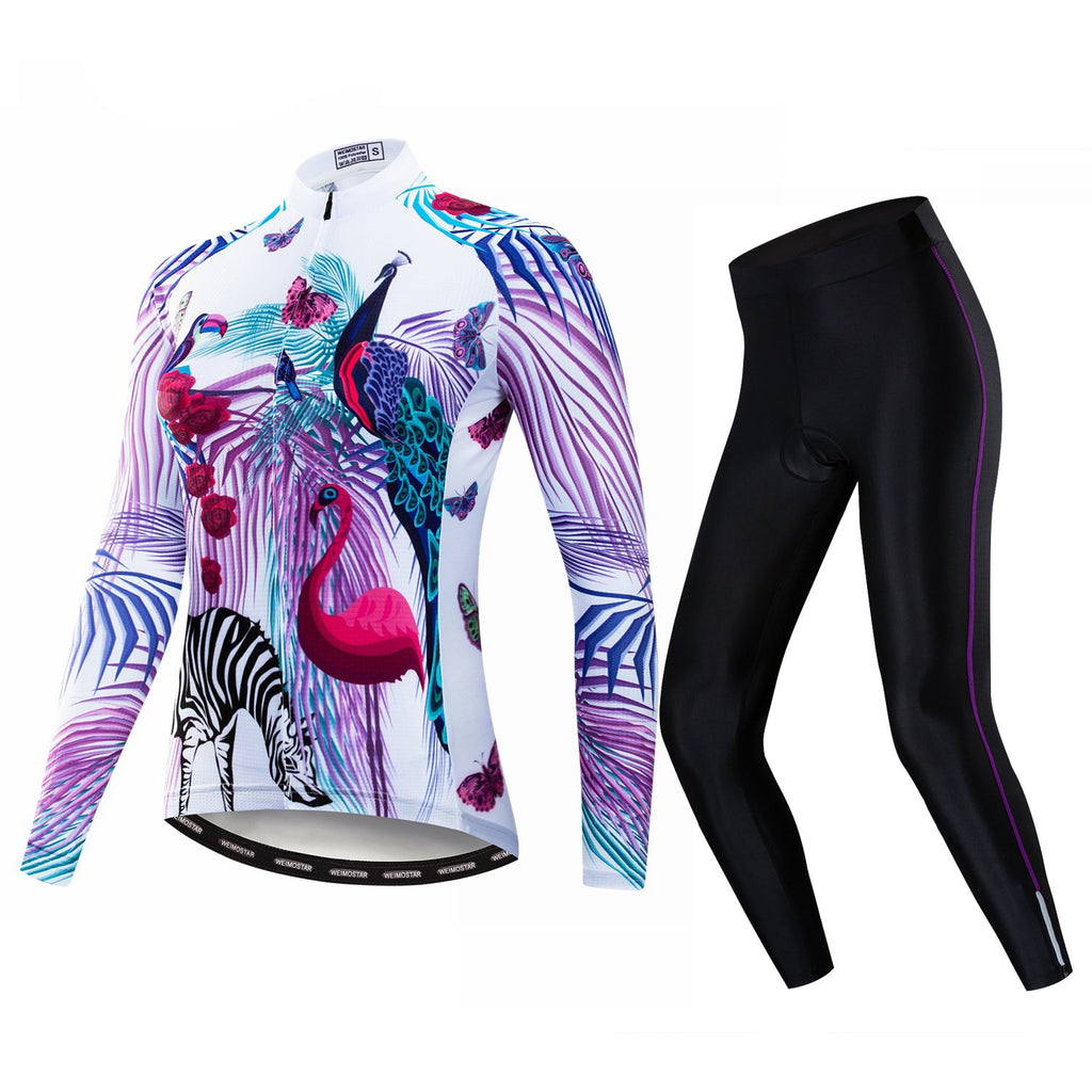 women's long sleeve cycling jersey