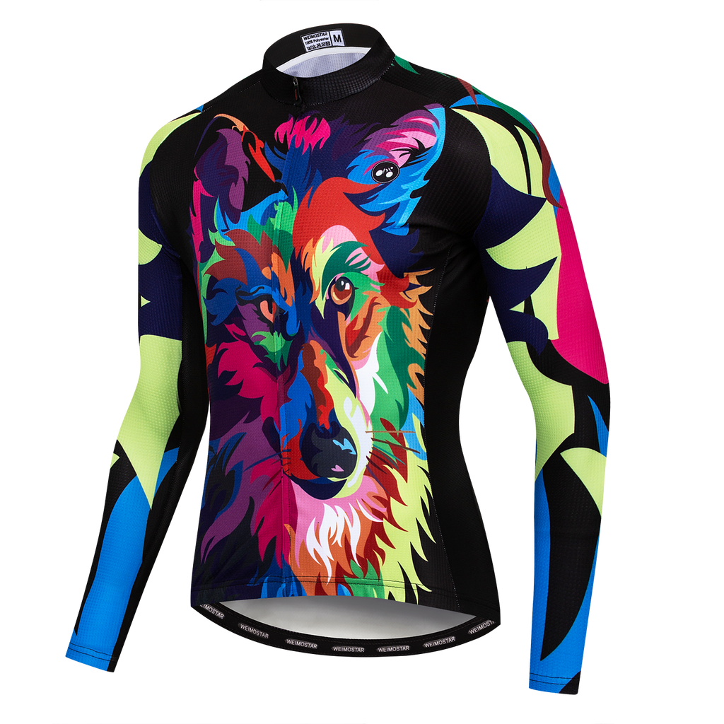 wolf cycling jersey