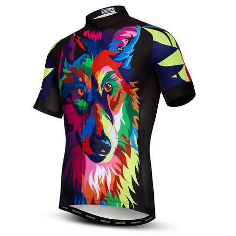 wolf cycling jersey