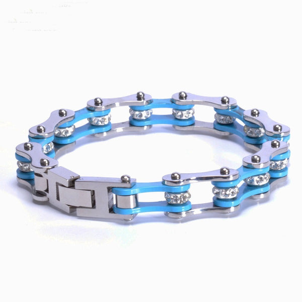 Mehrunnisa Stainless Steel Biker's Cycle Chain Bracelet for Boys (JWL796) :  Amazon.in: Jewellery