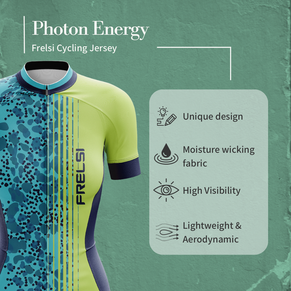 Photon Energy Cycling Jersey Features