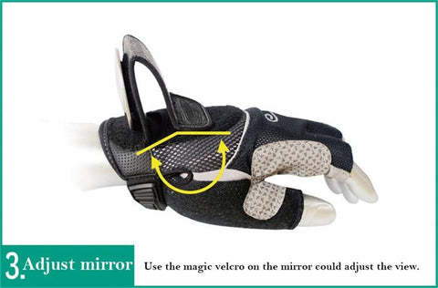 rearview mirror cycling gloves