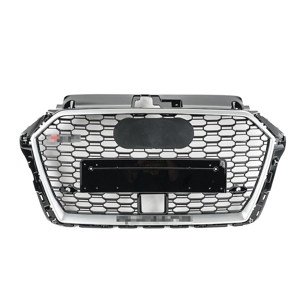 RS Style Grille for Audi 8V FACELIFT A3/S3 - Black With Silver Surroun –  Black Forest Industries