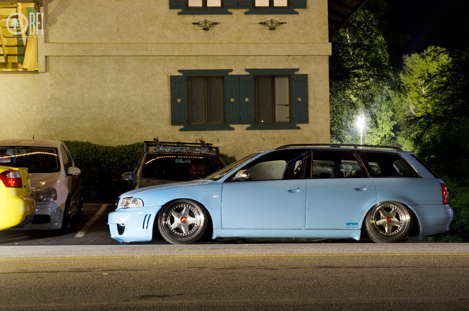 Bagged VW Passat B7 Avant on BBS Rims Tuning Story by Geb 