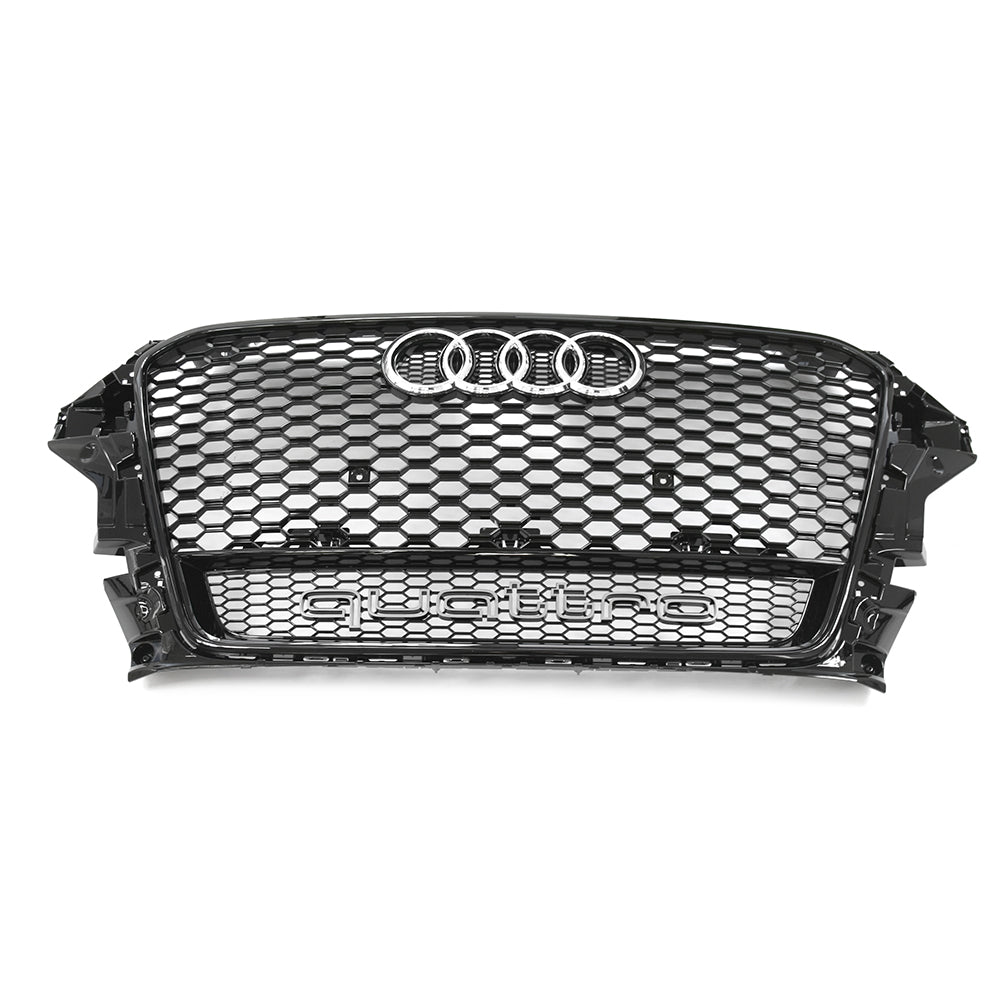 Audi 8V A3/S3 - RS3-Style Grille w/ Black Trim – Black Forest Industries