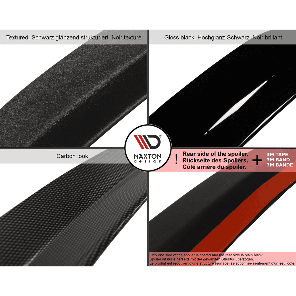 Maxton Design MK7 Sportwagen / Alltrack Rear Spoiler Extension