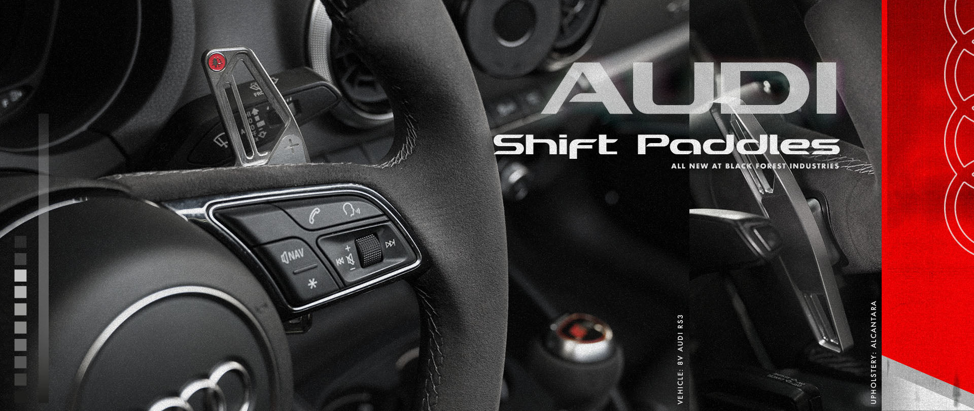 NEW BFI Audi Shift Paddles – Black Forest Industries