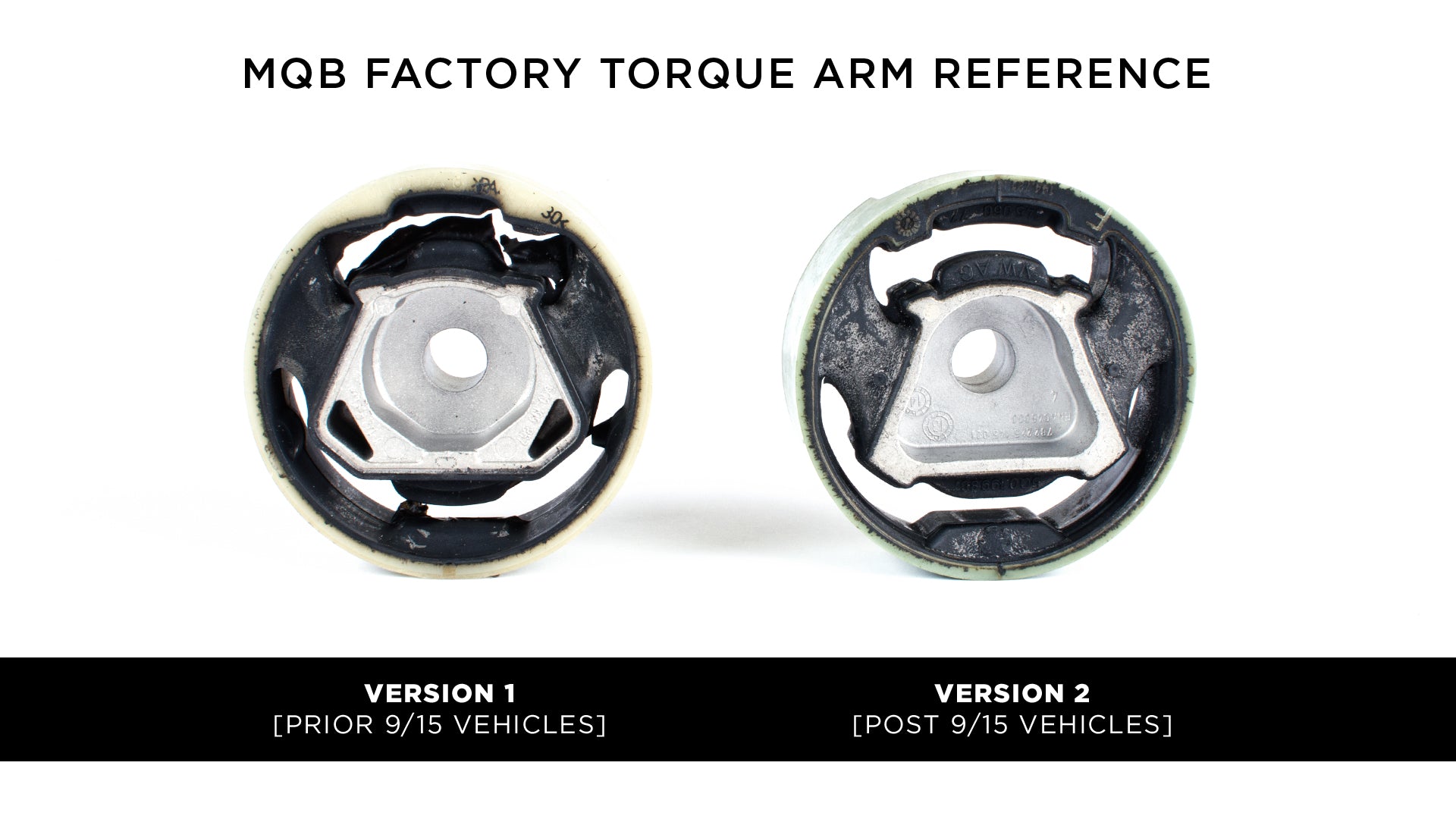 BFI MK7 Torque Arm Insert - Stage 1 - Version 2 - Post 9/15 vehicles 