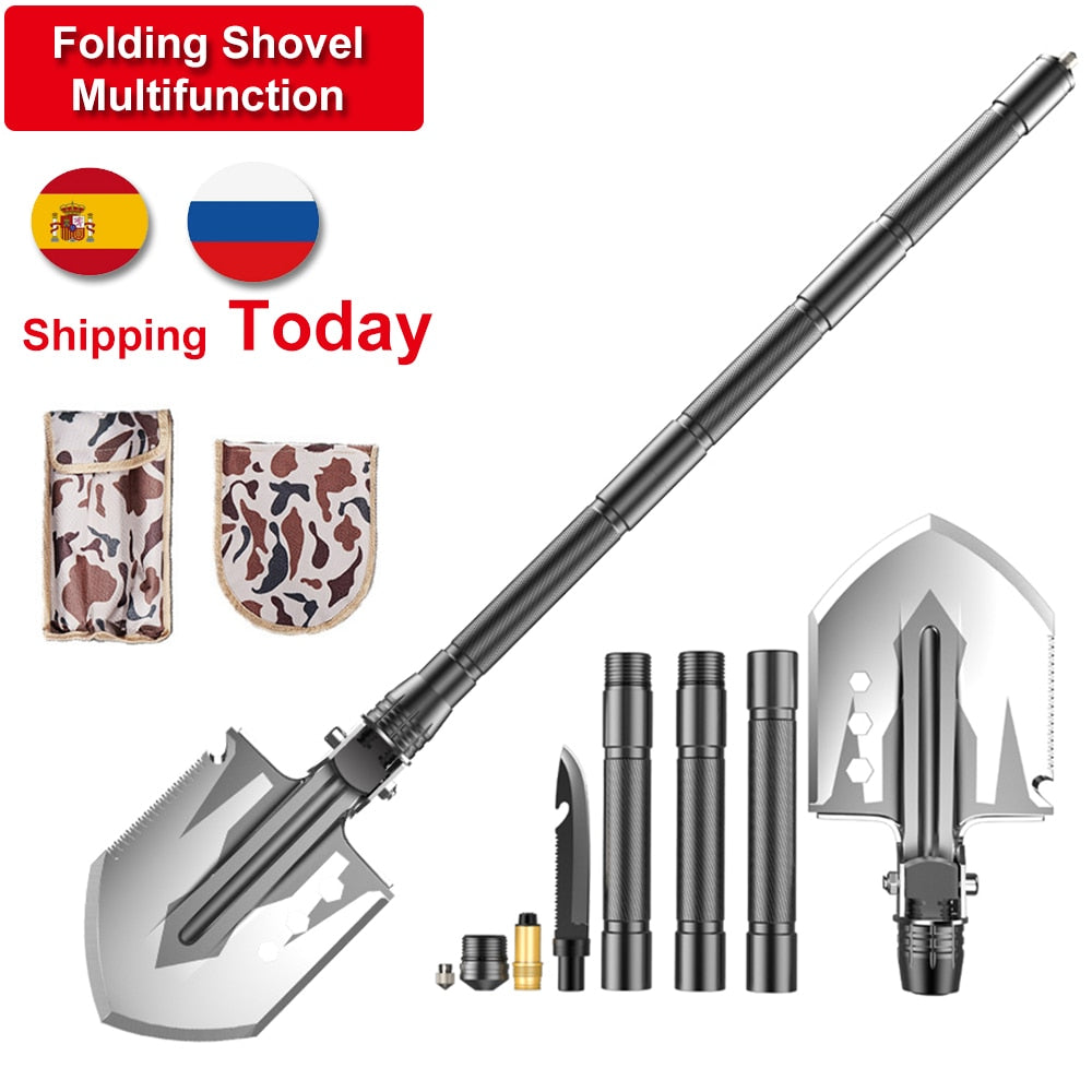 Multifunctional Tactical Survival Shovel