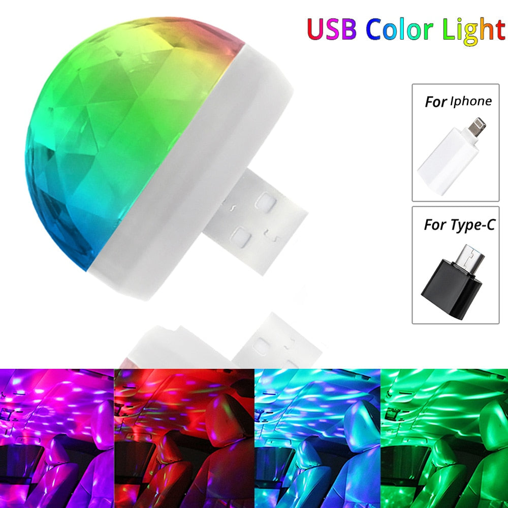Mini USB-Powered RGB Bulb