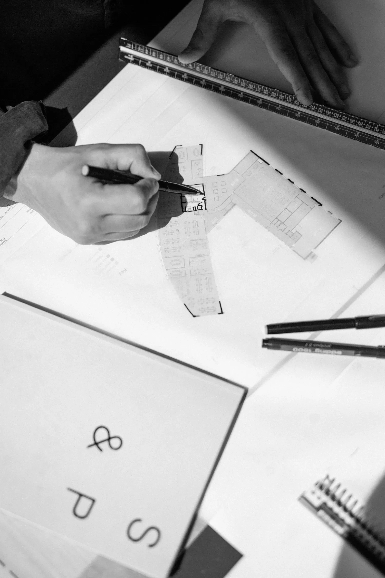 Architecture and design drawings of The Wing