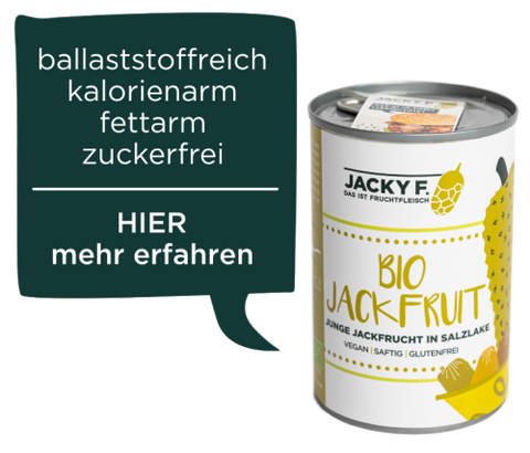 JACKY F. Junge Bio-Jackfruit in Salzlake 