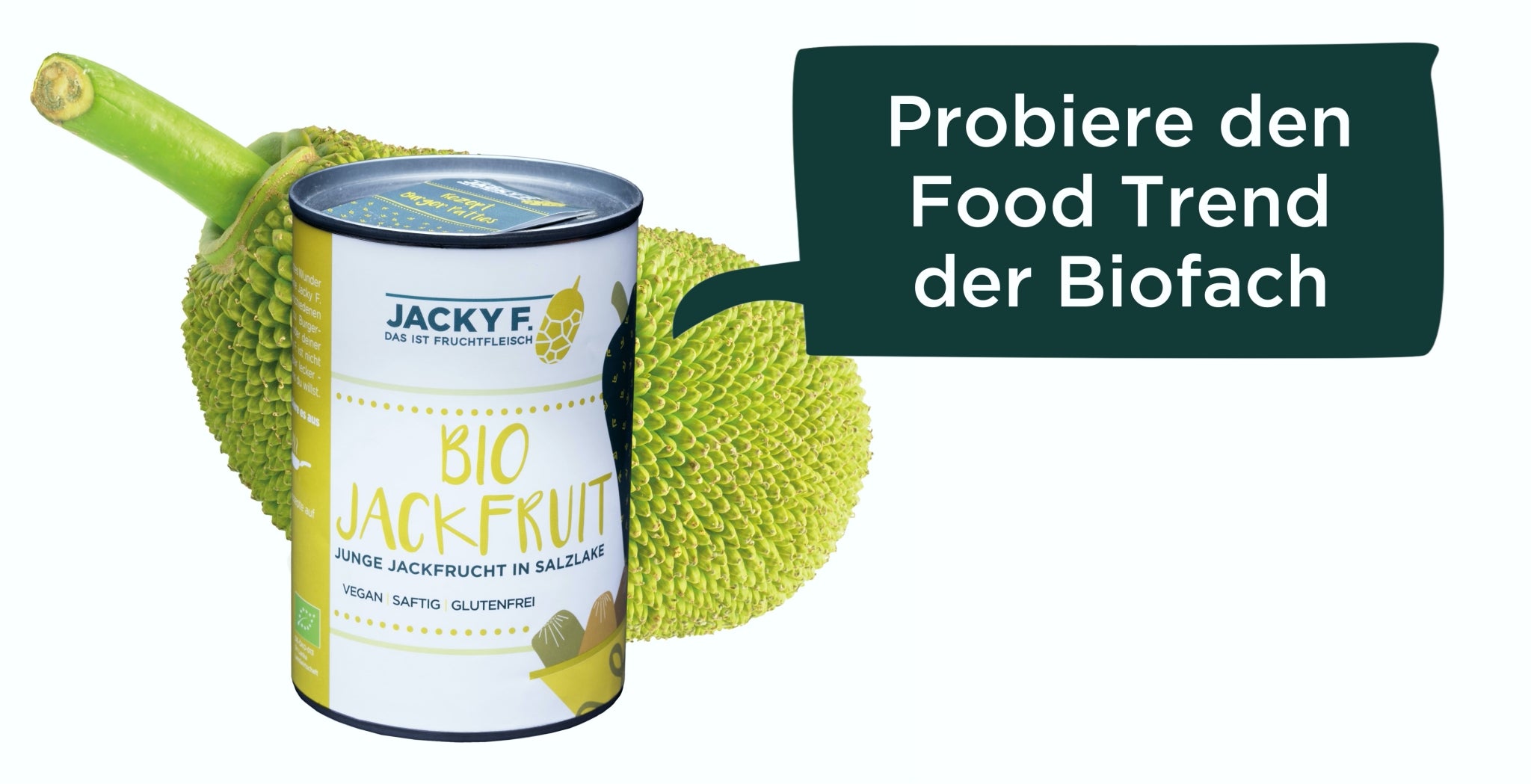 Probiere den Food Trend der Biofach 2020 | JACKY F. Bio-Jackfruit
