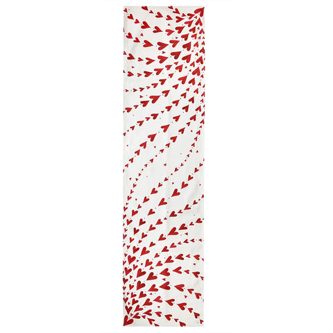 Red Shooting Star Table Runner