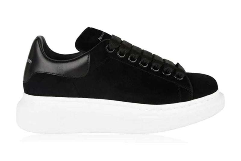 alexander mcqueen womens black trainers