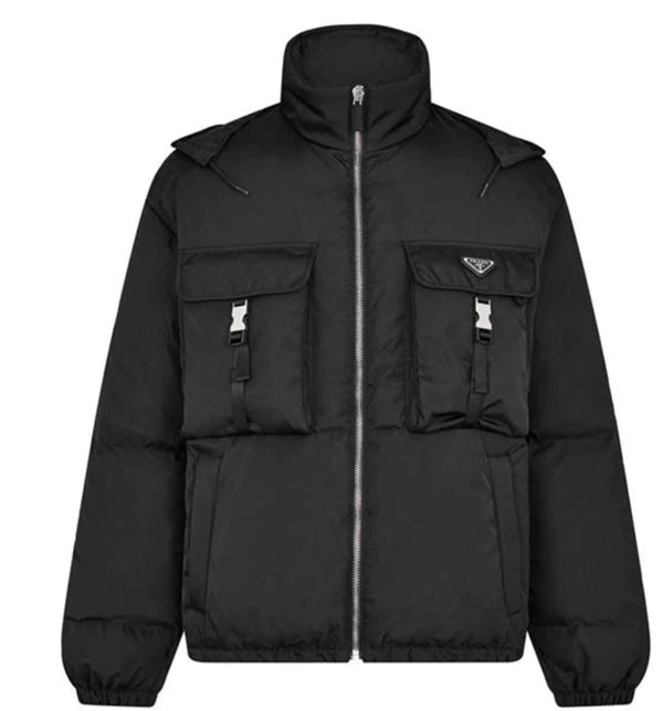 Prada Badge Padded Jacket – LS Personal Shopper