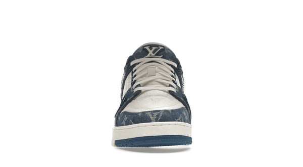 Louis Vuitton Monogram Denim Sneakers - Size 9 / 39 (SHF-21671