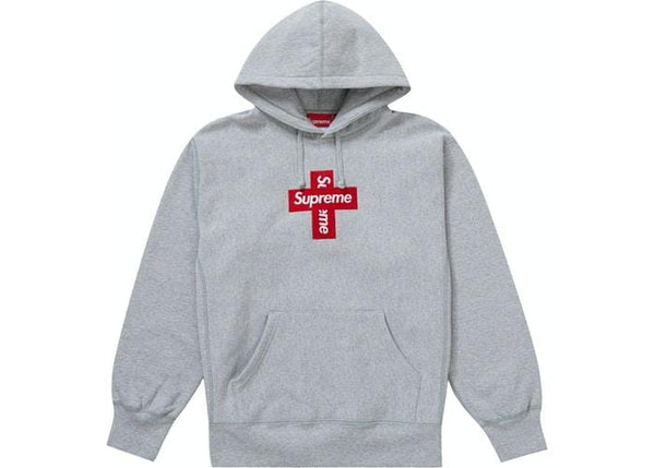 Supreme Cross Box Logo hoodie Black