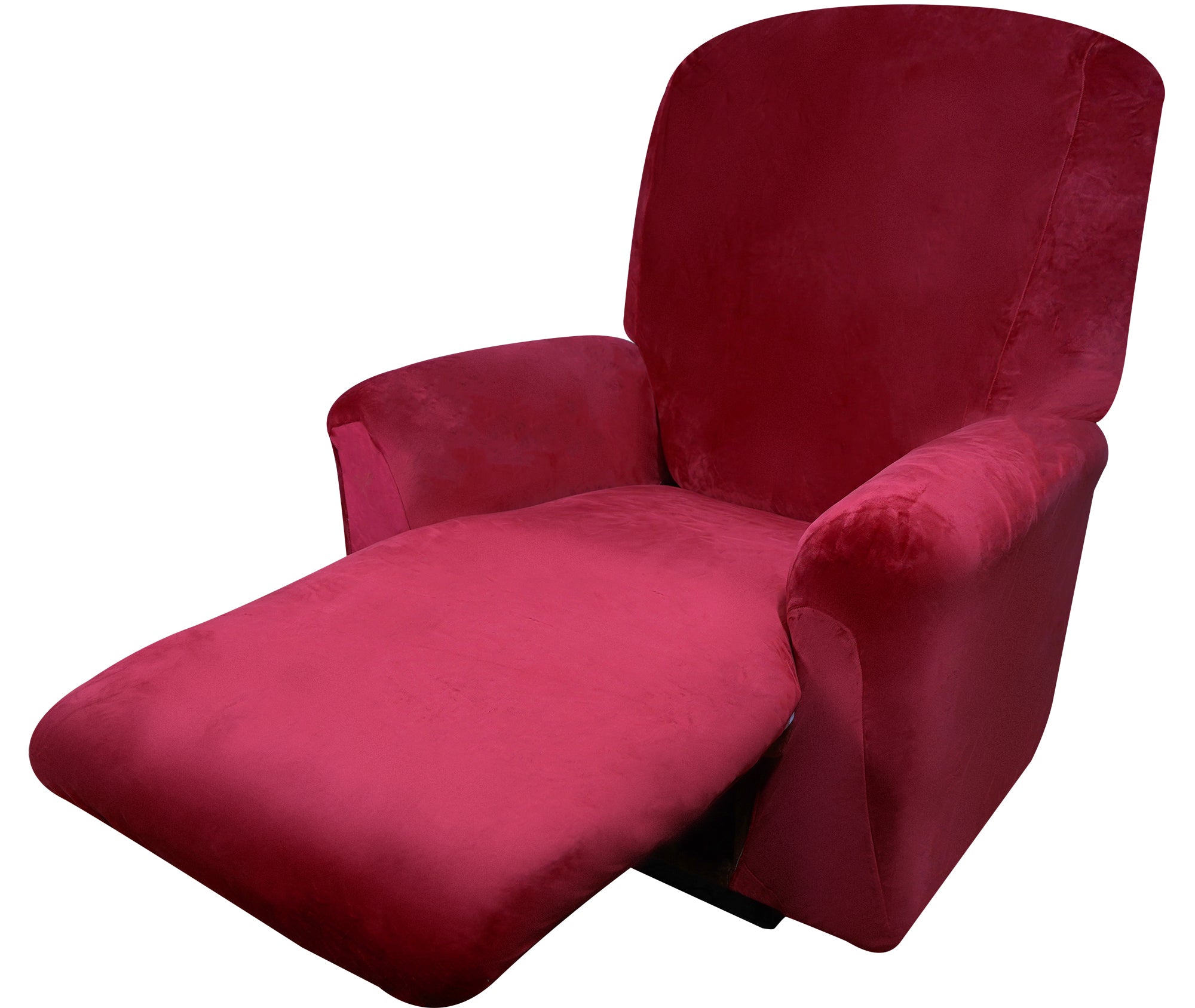 red armchair covers