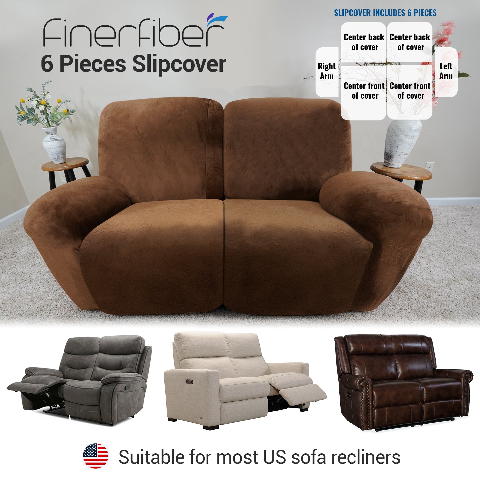 6 cushion sofa slipcover