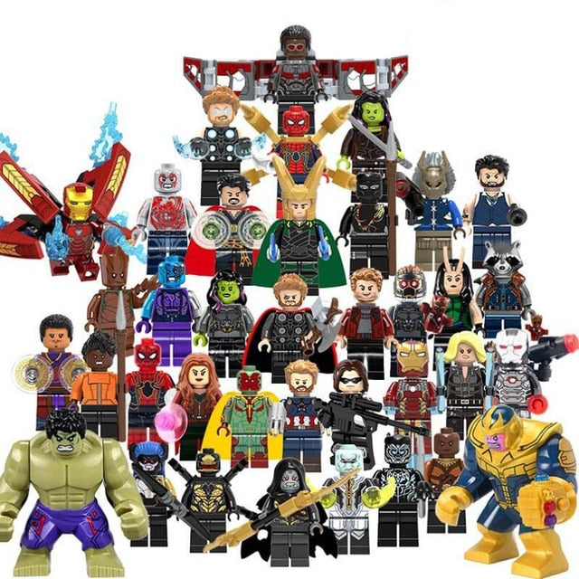 avengers mini figures set