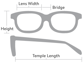 Put Over Sunglasses dimensions