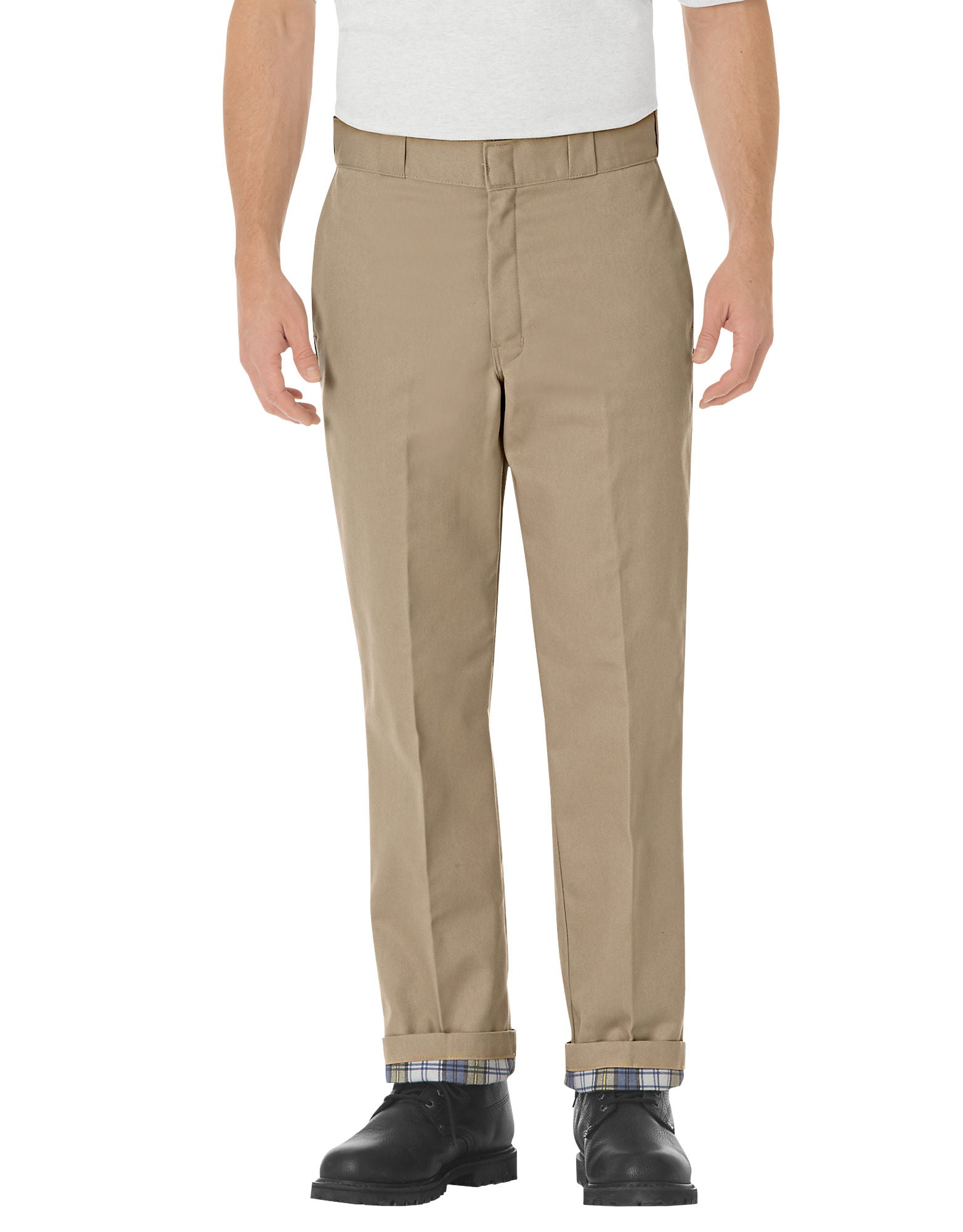 DIC-2874 - Dickies Mens Relaxed Fit Flannel Lined Work Pants