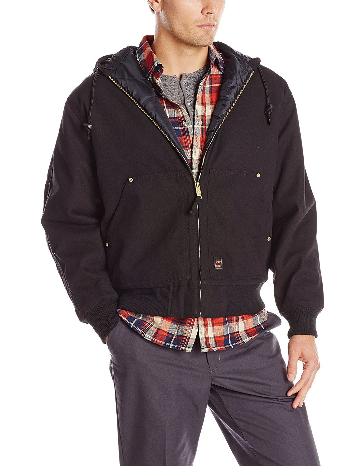 #F505J Hooded Canvas Jacket