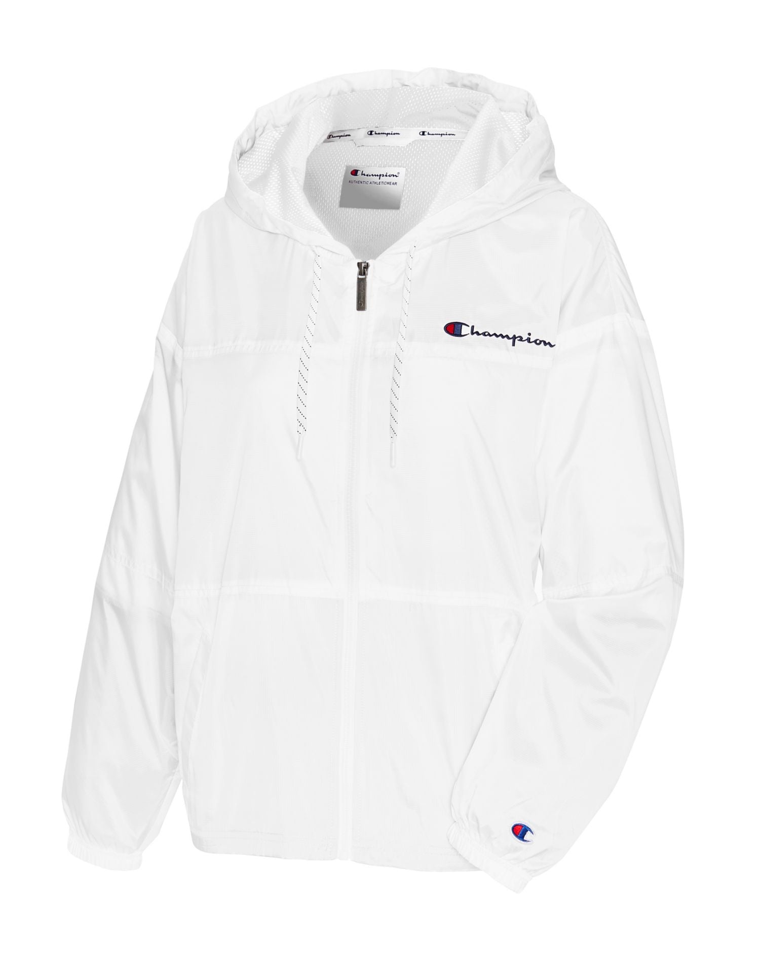 white champion windbreaker