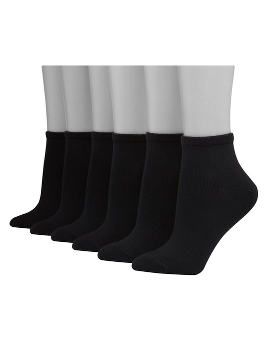 872L6 - Hanes Women's ComfortSoft® Ankle Sock, 6-Pack