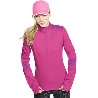 champion women's powertrain tech fleece jacket