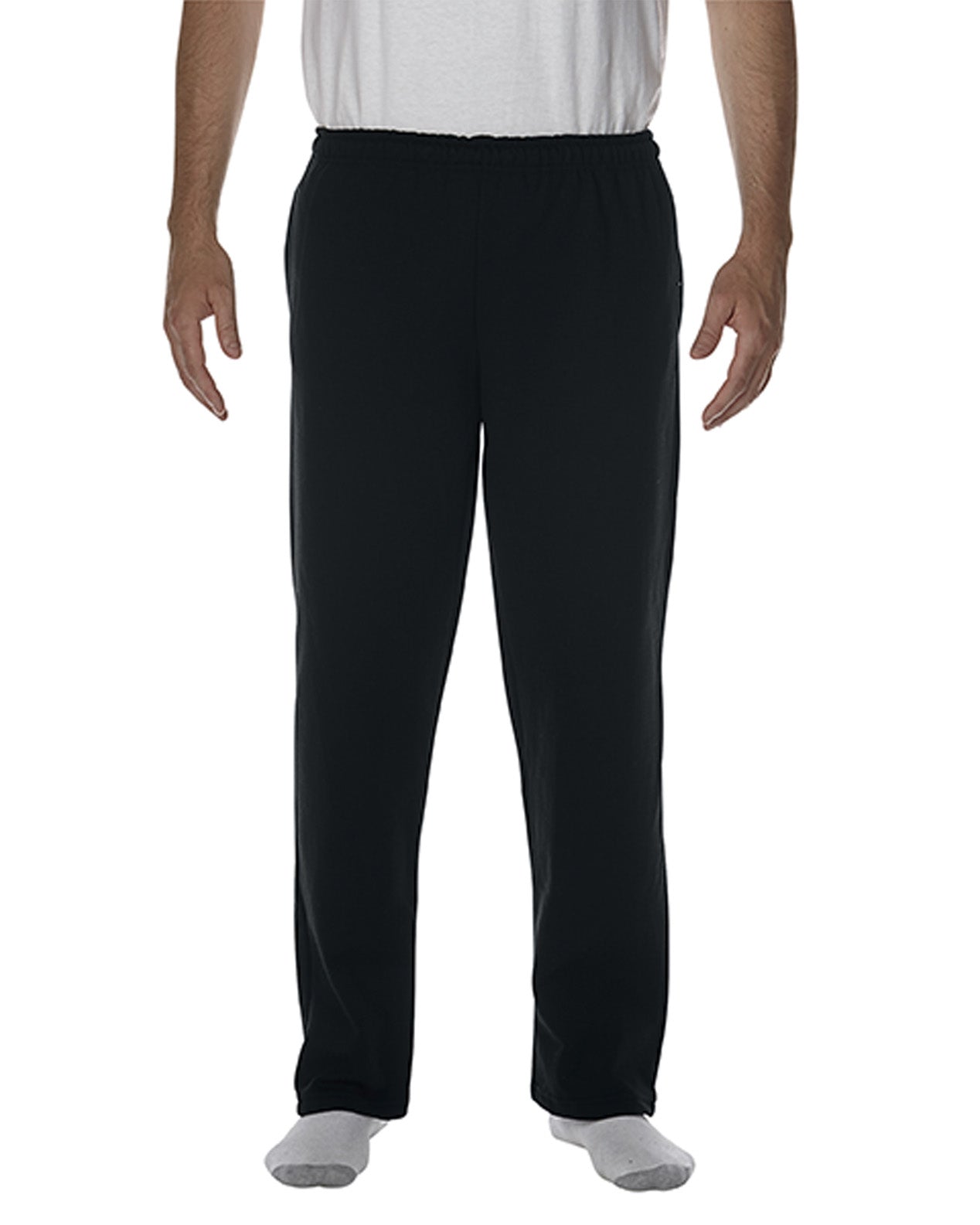 GIL-18300 - Gildan Mens Heavy Blend Open Bottom Sweatpants with Pockets ...