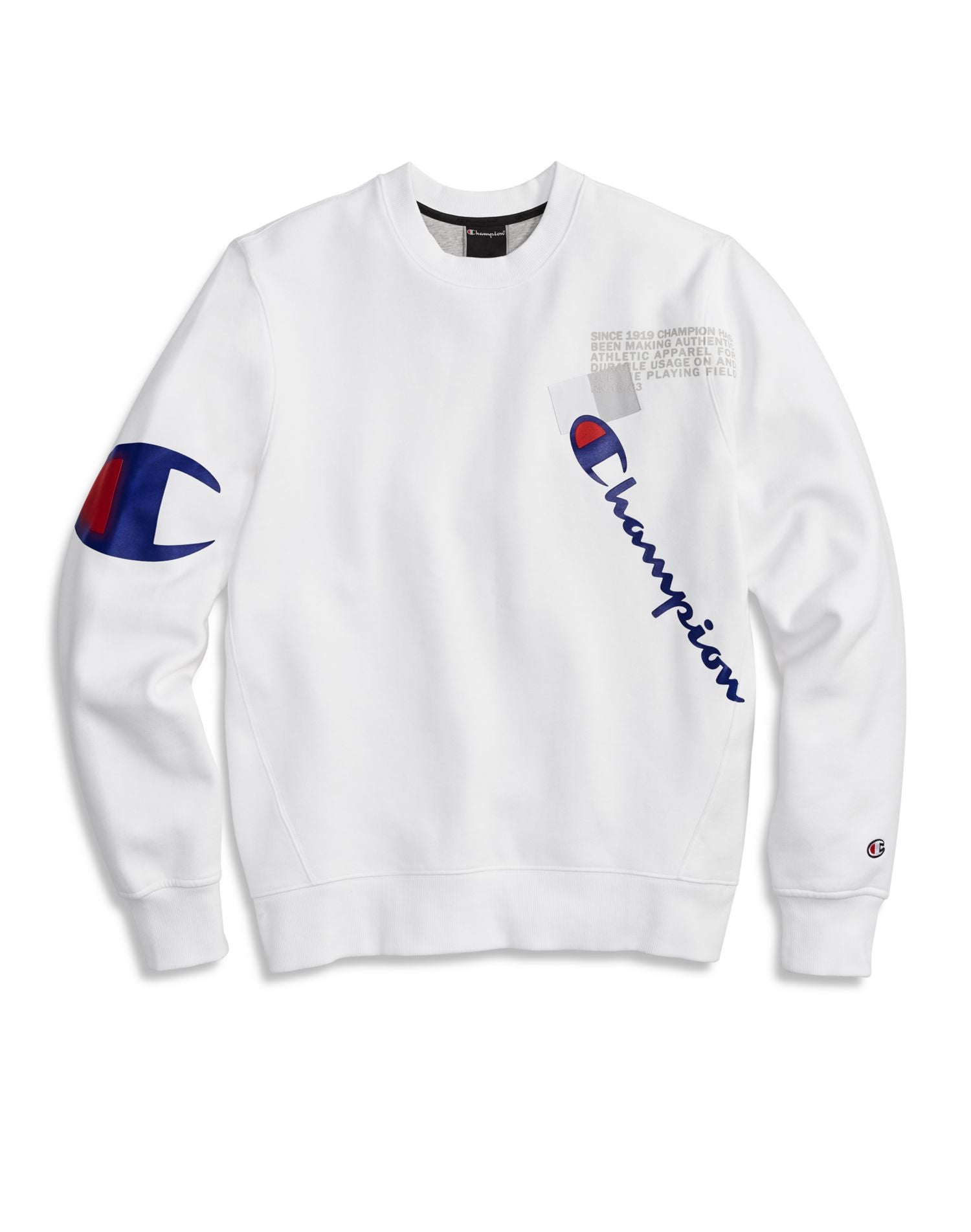 S5419G - Champion Mens Super Fleece 2.0 Behind The Label Crew