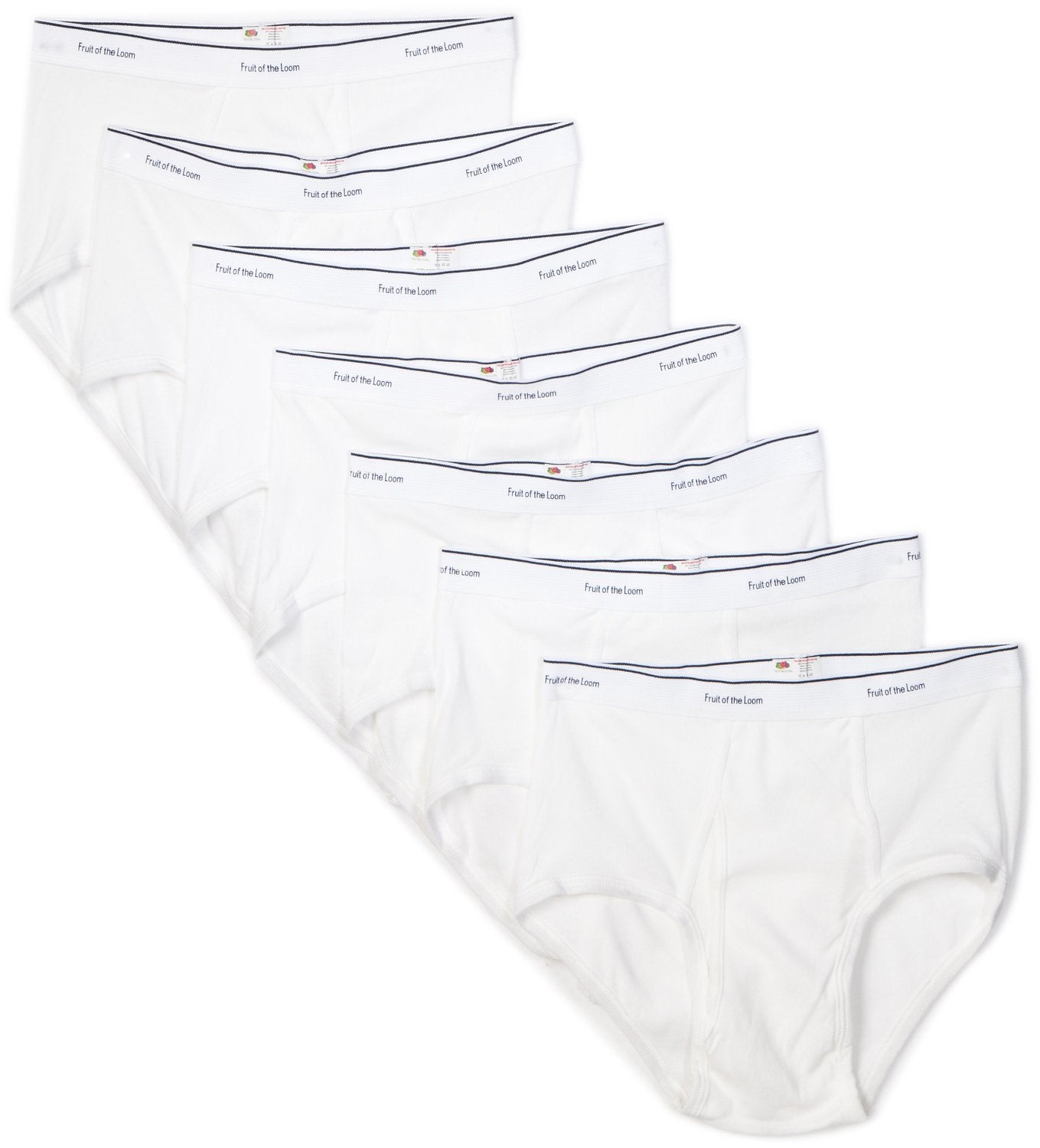 FTL-7P7601 - Fruit of the Loom Men`s 7-Pack White Brief