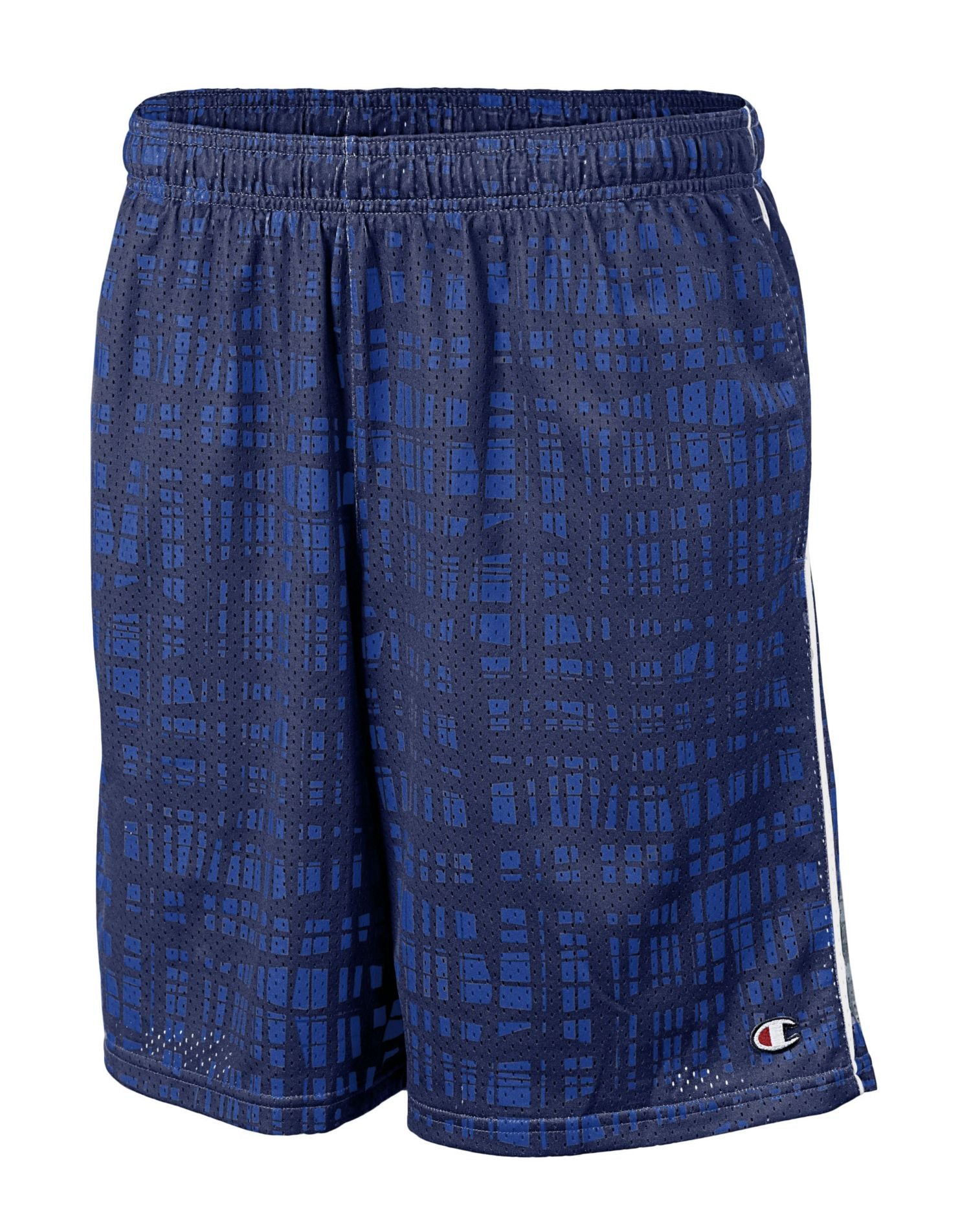 84955 - Champion Authentic Printed Men's Mesh Shorts With Pockets