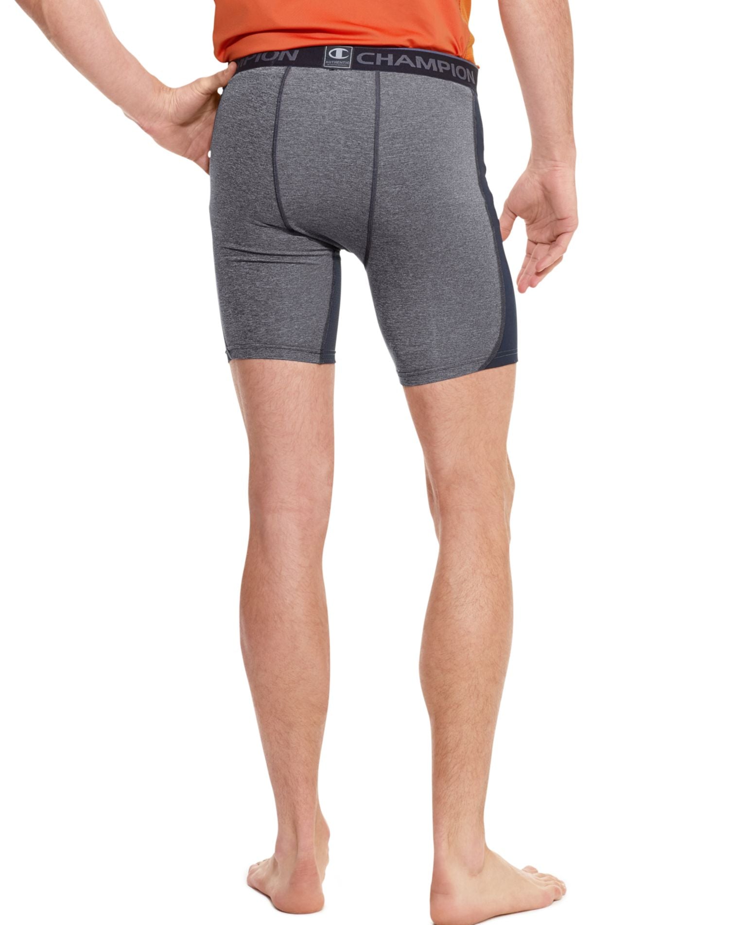 87294 Champion Men`s Powertrain Powerflex Solid Compression Shorts