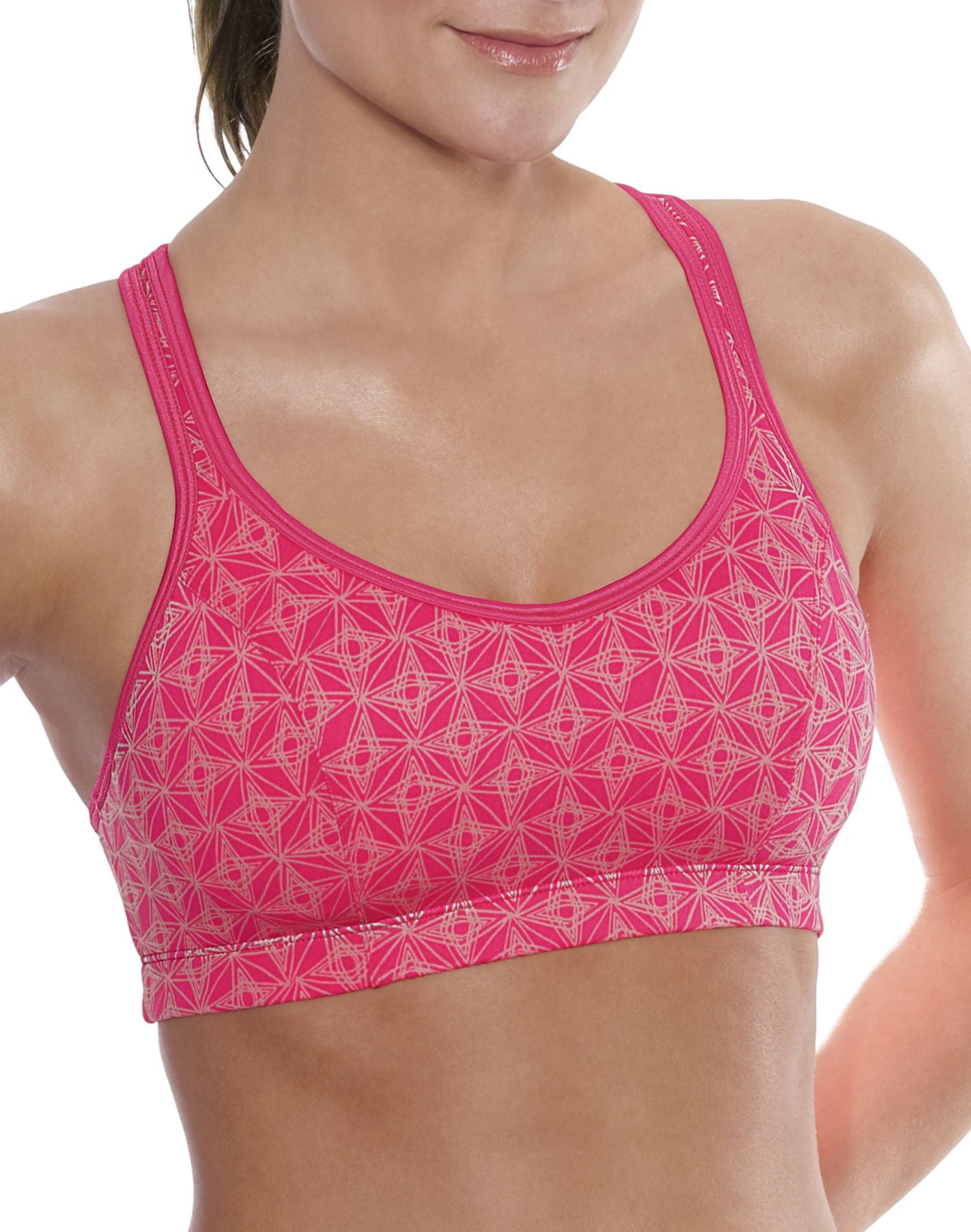 champion shape t back sports bra