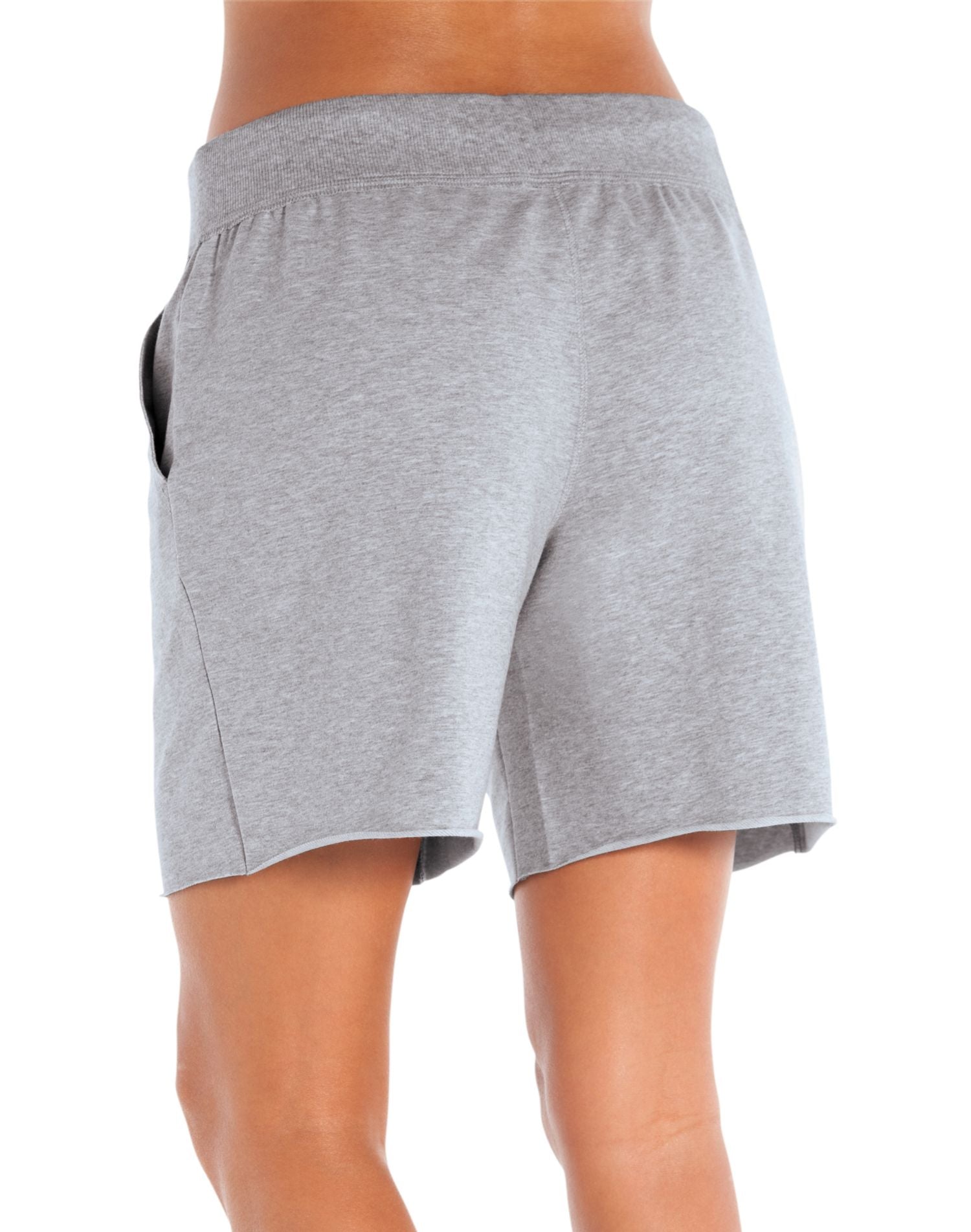 8852 Champion Double Dry Cotton Womens Knee Shorts