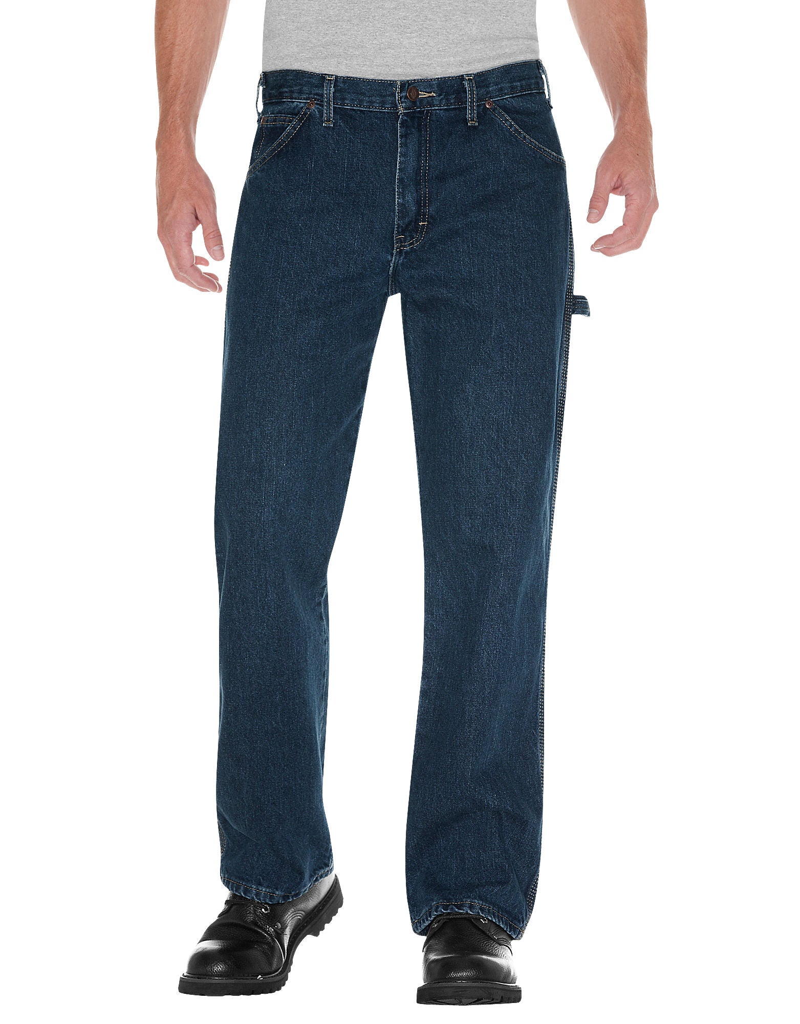 DIC-DU310 - Dickies Mens Loose Fit Carpenter Denim Jeans