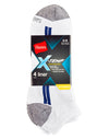 Hanes Men`s X-Temp Arch Support Liner Socks 4-Pack