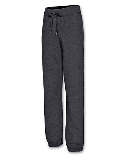 champion women's elastic hem eco fleece sweatpant