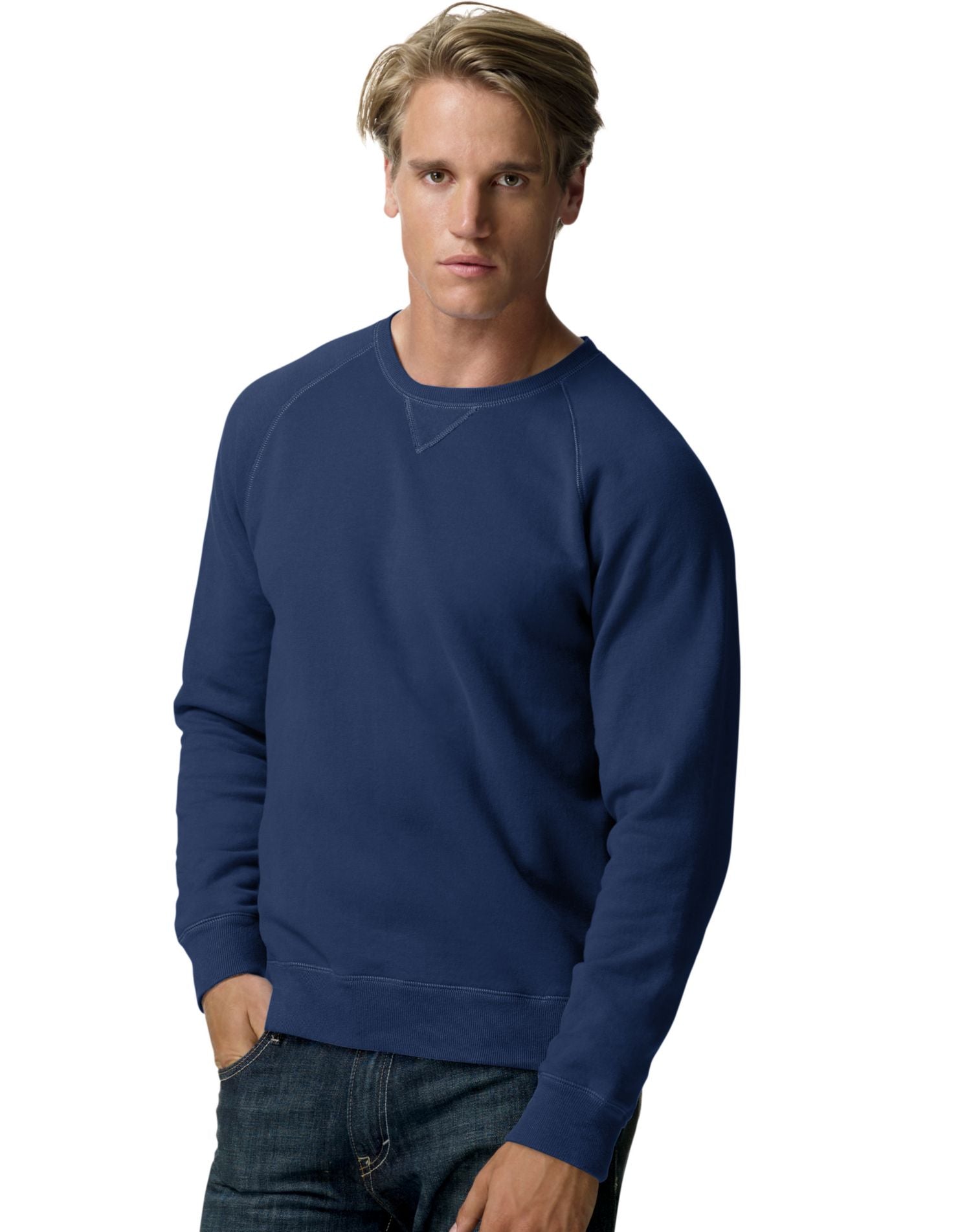 N260 - Hanes Men`s Adult Nano Pullover Crew Sweatshirt