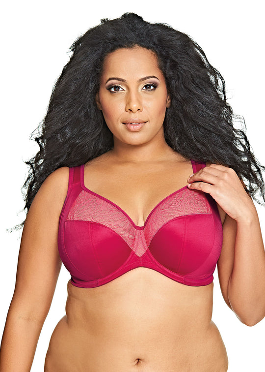 Gd Gd6060 Goddess Women`s Heather Plus Size Underwire Stretch Banded Bra 6869